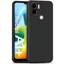 Siliconen Soft Color hoesje voor Xiaomi Redmi A1 Plus - zwart