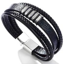 Armband MA-33282 - Zwart / 21,5cm