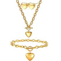 Sieradenset Simple Heart - Goud