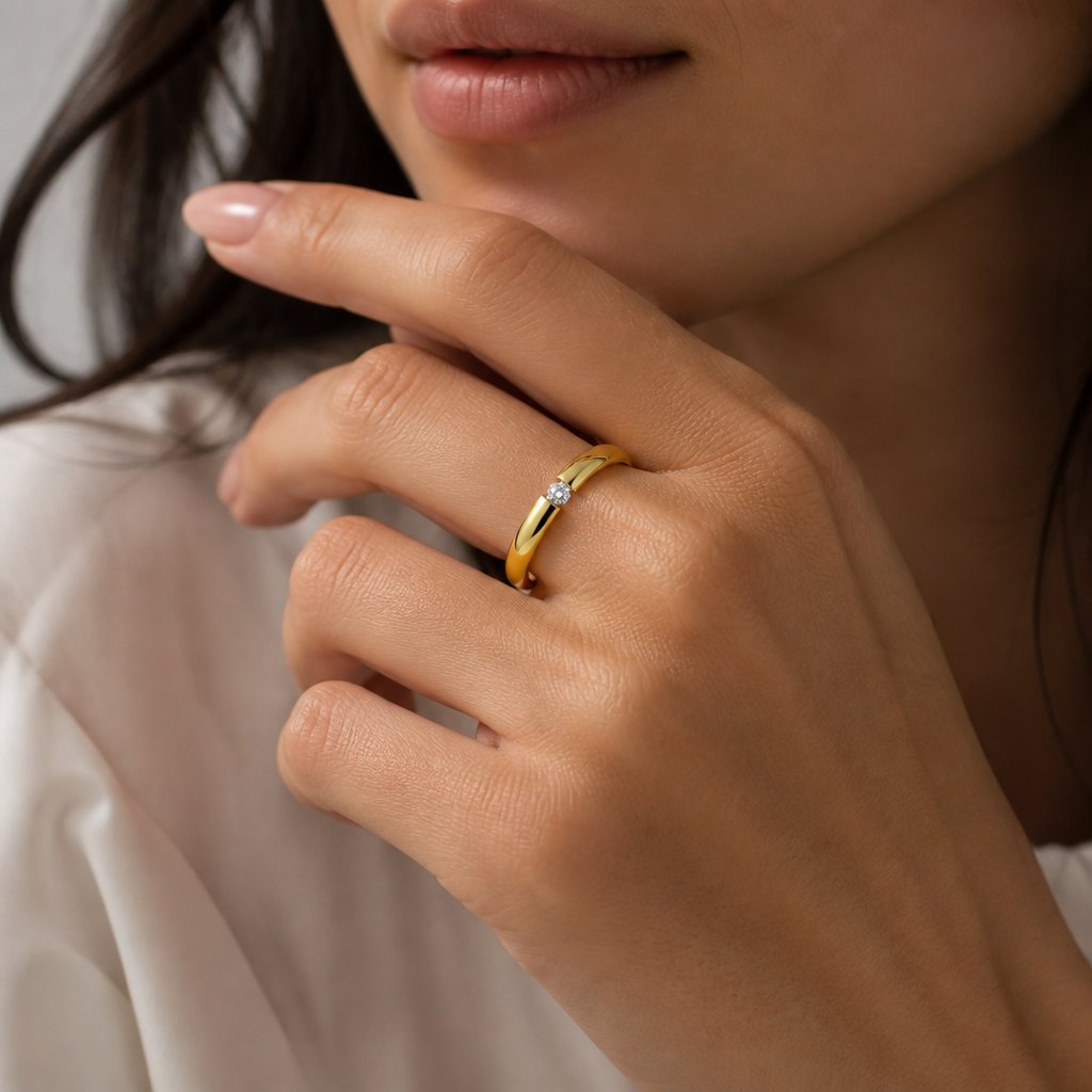 Ring UR-17284 - Goud / 55mm