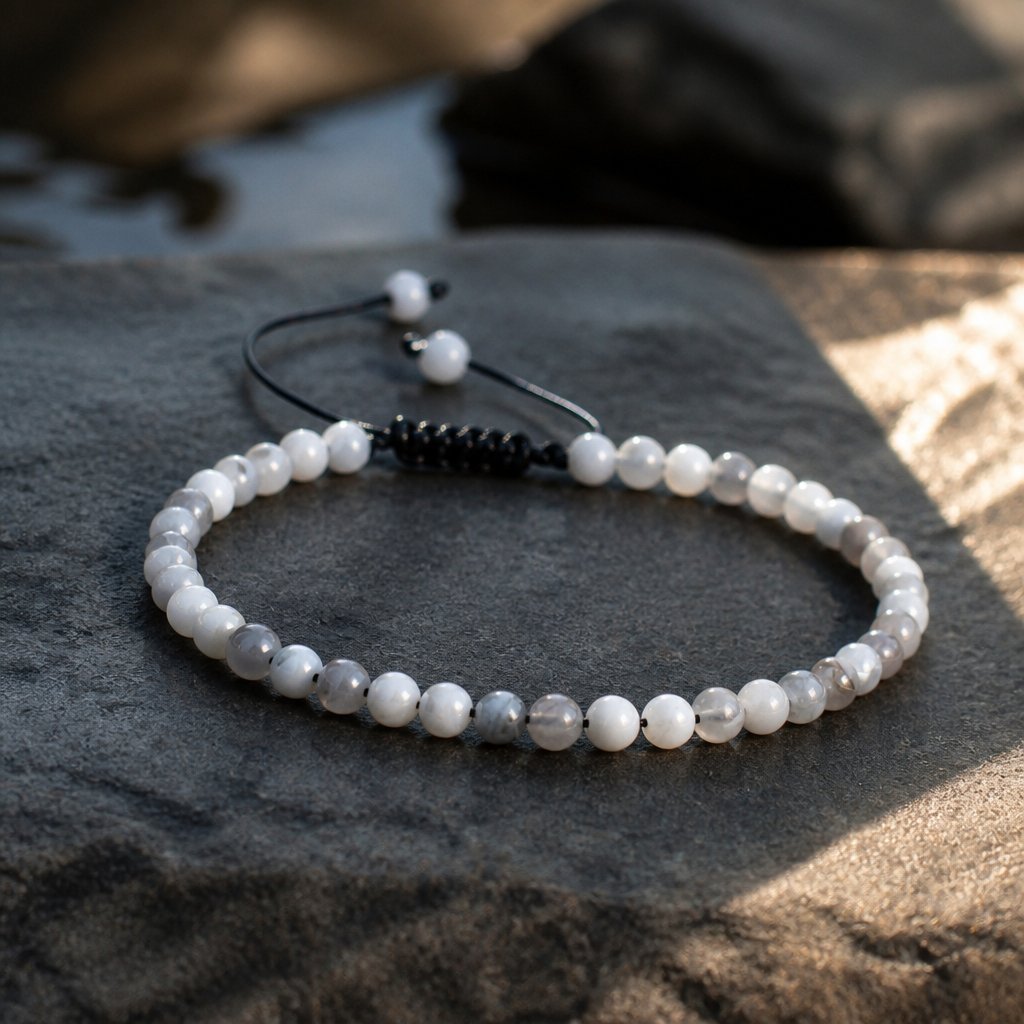 Armband GI-28164 - Wit / Grijs