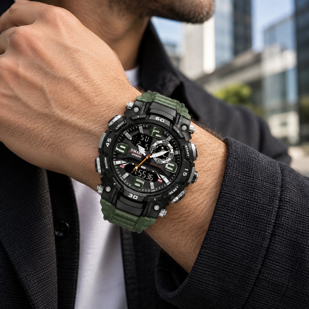 Horloge SMAEL JA-29478 - Groen