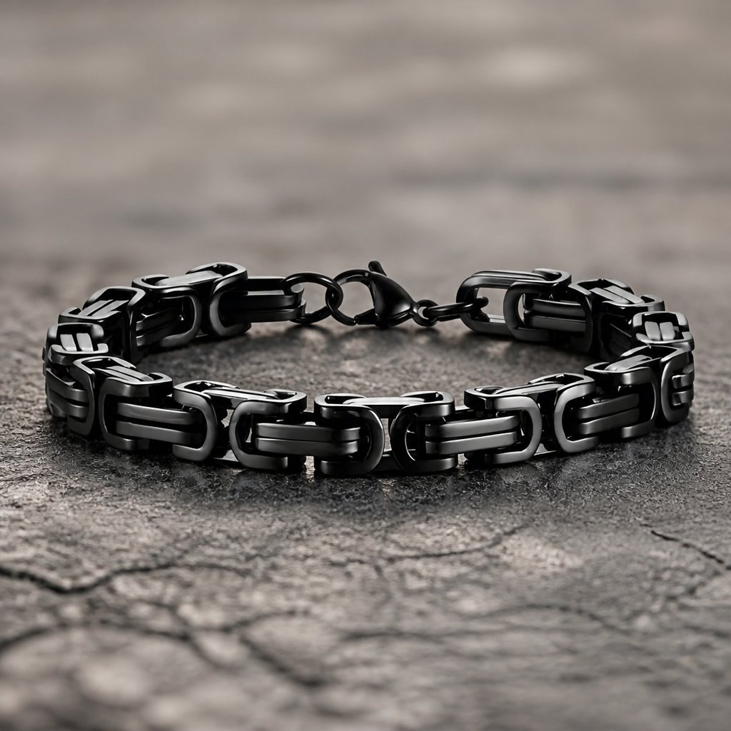 Armband AL-34516 - Zwart / 21cm