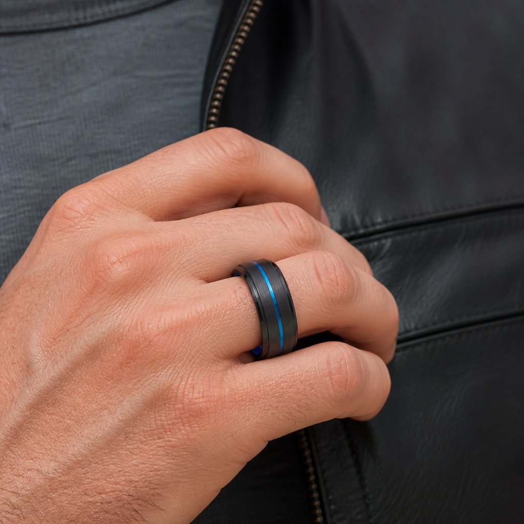 Ring AR-7140 - Zwart / Blauw / 57mm